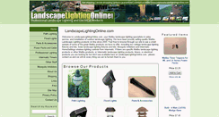 Desktop Screenshot of landscapelightingonline.com